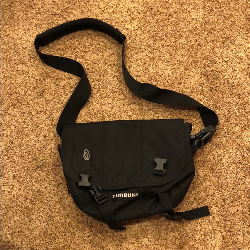 A Timbuk2 laptop messenger bag
